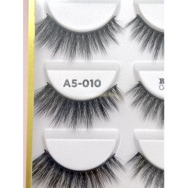 Republic Cosmetics Pestañas Postizas 3d Faux Mink A5-089 5 Pares Republic Cosme