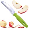 Fruit Peeler Cutter Vegetable Knife Double Blade Stainless Steel for