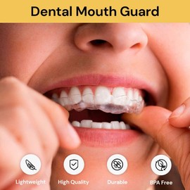 EZONEDEAL 2 Pack Mouth Guard for Clenching Teeth at Night Dental Night Guards for Teeth Grinding,Mouth Guard for Grinding Teeth Sleep Guard for Sport Athletic