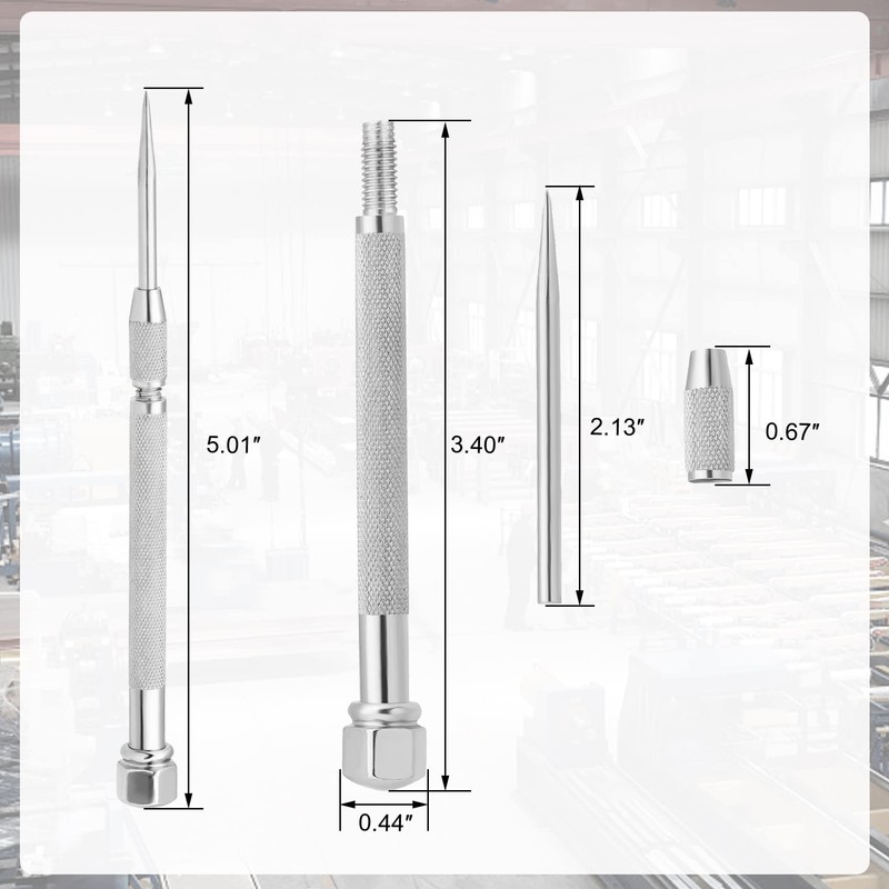 PAGOW Scribe Tool, Metal Scribe for Welding Marking Pen, Carbide