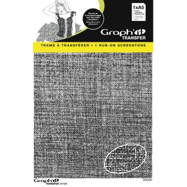 GRAPH'IT - Trama da trasferire per disegno e illustrazione Manga - decalcomania a trasferimento a secco - formato A5 - motivo 1