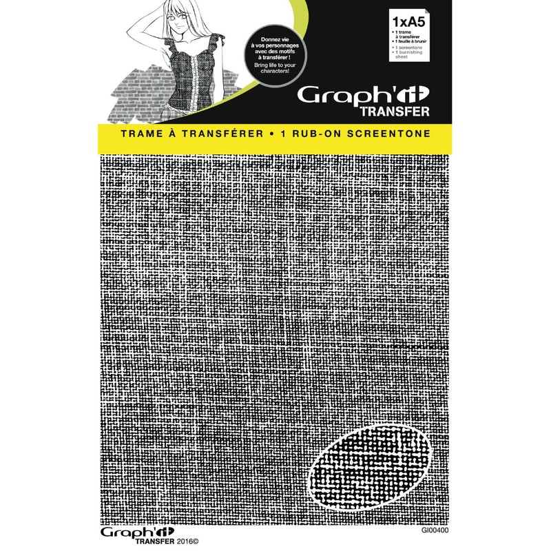 GRAPH'IT - Trama da trasferire per disegno e illustrazione Manga