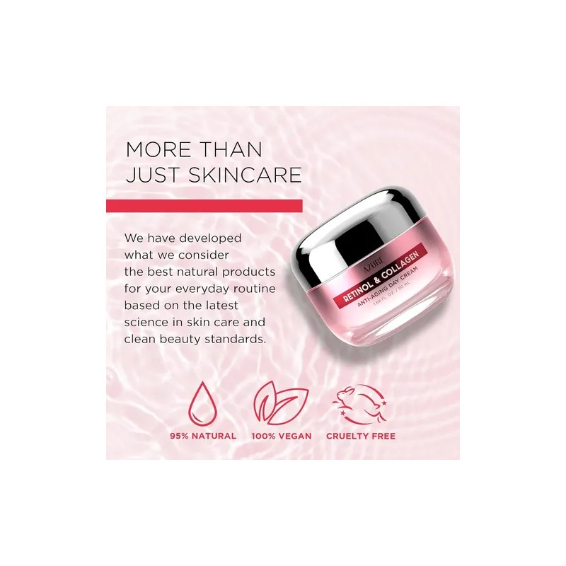 Azure Crema Facial Coreana Retinol Y Colágeno, 1.7 Oz (2)
