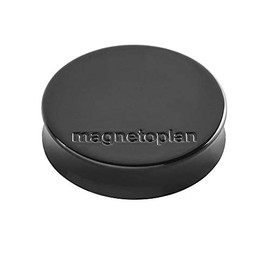 Ergo magnets, medium, diameter 30 mm x 8 mm, pack of 10 Black