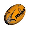 Rhino Cyclone XV Training Rugby Ball, Fluo Orange, Size 4