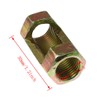 RLECS 10pcs M10 Thread 30mm Height Hexagon Open Nut M10x30