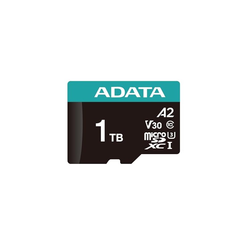 ADATA MICROSDXC 1TB CLASS10 Premier Pro V30 Retail A2 AUSDX1TUI3V30SA2-RA1