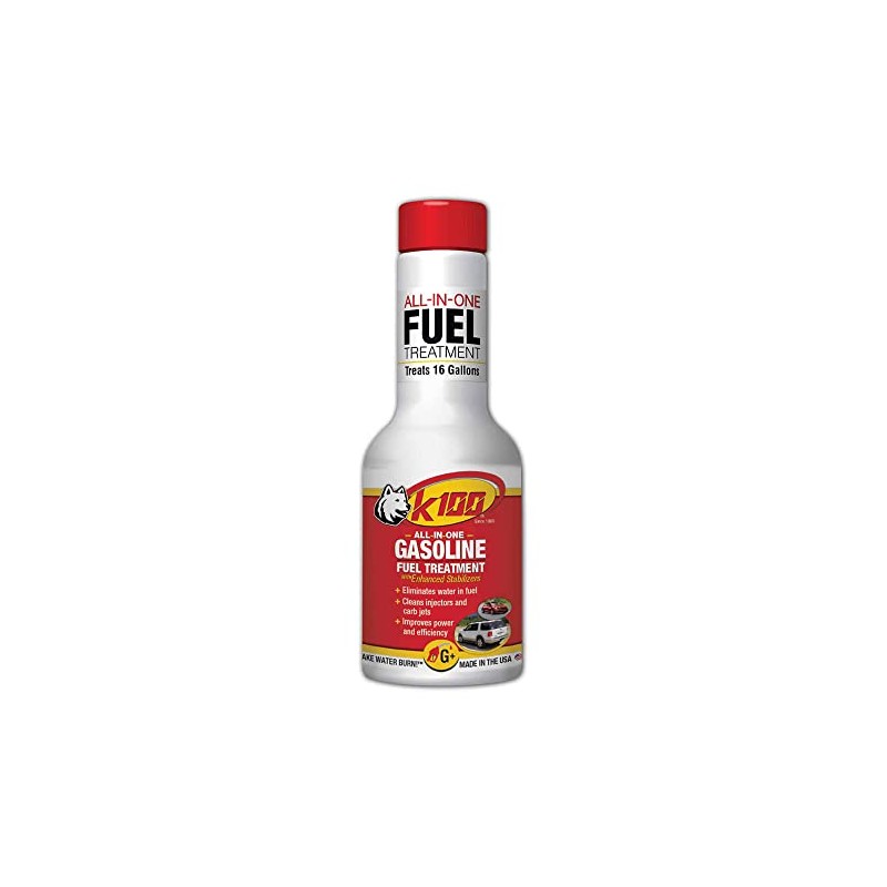 K-100 Gas Treatment W/Revitalizer Stabilizer/Octane Booster 8oz SKU:100 (K100-G)