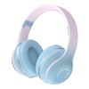 Bluetooth Headphone Heavy Bass Noise Cancelling Foldable Gradient Color Wireless