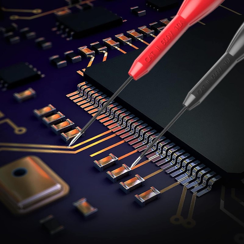 Multimeter Test Probes with 2 mm Socket 1 mm Insertion