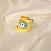 IMINI Eye Evil Ring for Men and Women CZ Crystal