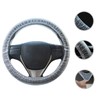 100PCS Disposable Steering Wheel Cover, Universal Plastic Transparent Car Steering