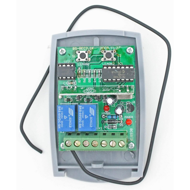 ATA PTX4 Compatible Add-on Garage/Gate Receiver Stand Alone 433.92 MHz