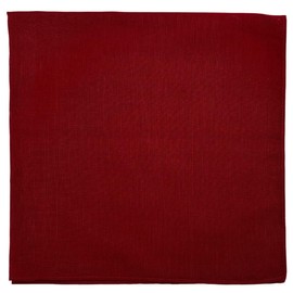 MDSTYLE 100% Cotton Solid Color Bandana for Men & Women 22" x 22" Handkerchief Headband Scarf (Burgundy 1pc)