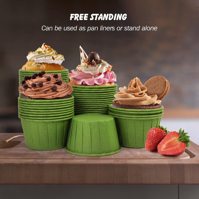 Volein Paper Muffin Cases Pack of 50 Cupcake Moulds for