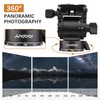 Andoer Video Fluid Head Pan Tilt Tripod Head Panoramic Ball