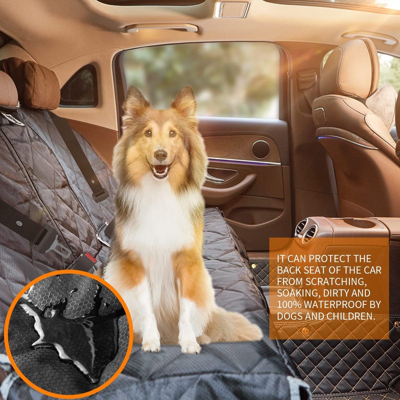 BRONZEMAN 100% Waterproof Bench Car Seat Cover Protector - Strong