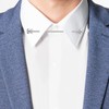 TIESOME 3 Pcs Collar Pin, Brass Ball Collar Bars for