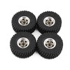 REDSPIDER 1.0 Beadlock Wheels and Tires（4pcs）， 1.0 Crawler Tires for