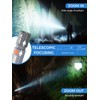 Smiling Shark G1 Flashlight, 2 Pack Small Bright LED Rechargeable