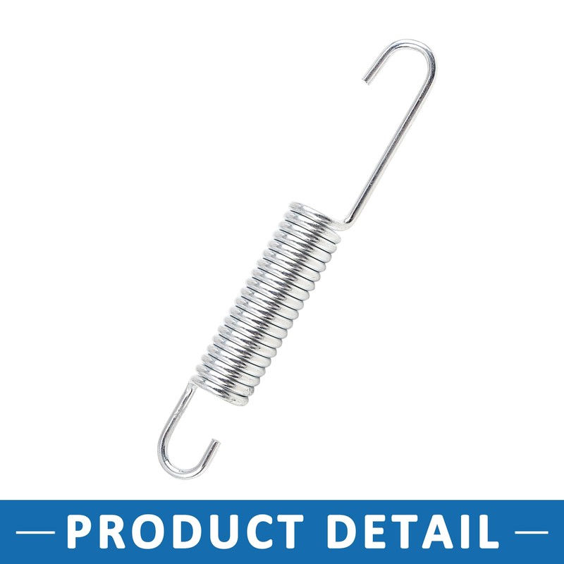 A ABSOPRO Motorcycle Main Stands Bracket Kickstand Return Spring Silver