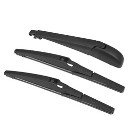 ACROPIX Juego de brazo limpiaparabrisas trasero Conjunto de limpiaparabrisas trasero Reemplazo Compatible con Jeep Compass 2017-2022 para Toyota RAV4 2012-2018 - Paquete de 3