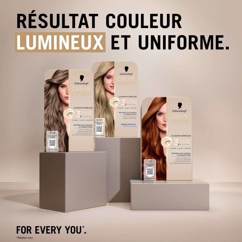 Schwarzkopf - Permanent Hair Colour - Supreme Result Cream -