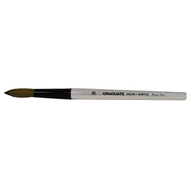 Daler-Rowney Graduate Watercolour Brush, Pony & Synthetic Blend, Short Handle, Round Wash, 26