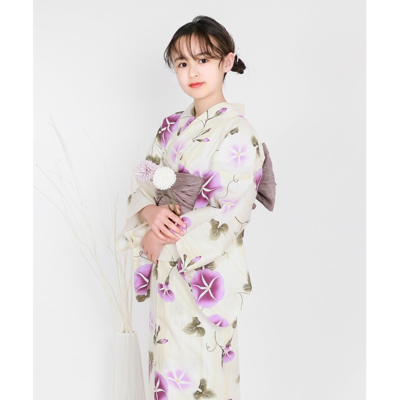 Kyoetsu Yukata Set, Girls Generated E, Changed Weaving, 2-Piece Set