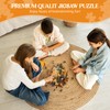 Wooden Puzzles for Adults, Wooden Jigsaw Puzzles for Adults, Brown
