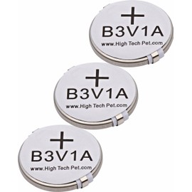 Synergy Digital Dog Collar Battery, Compatible with High Tech Pet B3V1A Dog Collar Battery Combo-Pack Includes: 3 x DC-36 Batteries