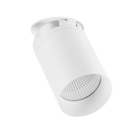 Maxxima 3 in. LED Cylinder Downlight, Recessed Ceiling Spot Light, 1000 Lumens, 5 CCT Selectable 2700K/3000K/3500K/4000K/5000K, Dimmable, White, 90 CRI, IC Rated, Canless, J-Box Included