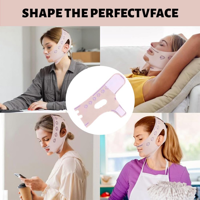 MKVZIYE V Face Masks, Reusable V-Line Mask, for Double Chin