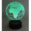 Dependable Industries 3D World Globe LED Light 7 Color Changing