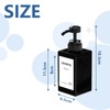 Anhow 3 x 450 ml Shampoo Bottles for Filling, PETG