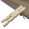 8" HARDWOOD BENCH PIN (PREMIUM) / Clamp Jewellers V Slot