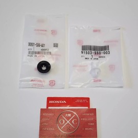 Honda New Genuine OEM 00-09 Honda S2000 Hood Prop Rod Holder Catch Clip & Grommet Set