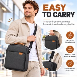 Starlink Mini Travel Storage Bag for Portable Satellite Equipment – Waterproof Black Ash Carrying Case for Travel & Outdoor Use