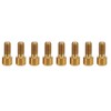 RISK 8Pcs Mountain Bike Pedal Bolts Titanium Alloy Anti Slip