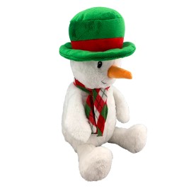 Plush Toy Wanderland Frostbite the Snowman 16" Stuffed Toy Plush Christmas Holiday Decoration