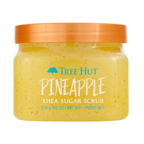 Tree Hut Pineapple Shea Sugar Exfoliating & Hydrating Body Scrub, 18 oz