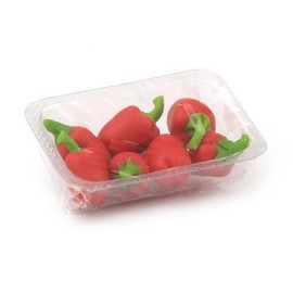 MyTinyWorld Dolls House Miniature Punnet of Red Bell Peppers
