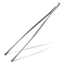 Shehadeh - Cooking Tweezers 30 cm Long Tweezers Kitchen, Barbecue Tongs Rounded Tongs Ends with Finely Profiled Gripping Surfaces - Solid Kitchen Tongs Ideal as Barbecue Tweezers & Meat Tweezers