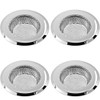 Aufondof 4 Pack Kitchen Sink Strainers, Stainless Steel Sink Drain