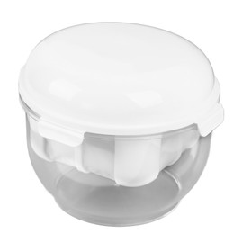 YYQTGG Greek Yogurt Strainer with Lid, 8.1x6.3in Yogurt Maker, Transparent Container Yogurt Filter with Ultra Fine Mesh for Home Kitchen