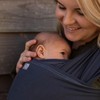 Hoppediz Elastisches Baby-Tragetuch - für Neugeborene ab Geburt (2-9 kg)