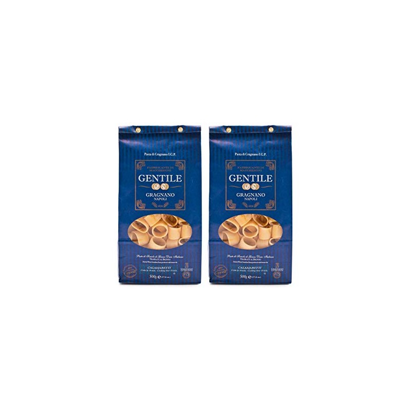 GENTILE PASTA CALAMARETTI DI GRAGNANO IGP (2 Pack - 1.1