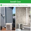 MOOITEK 3" 17Ft PVC Line Set Cover Kit for Ductless