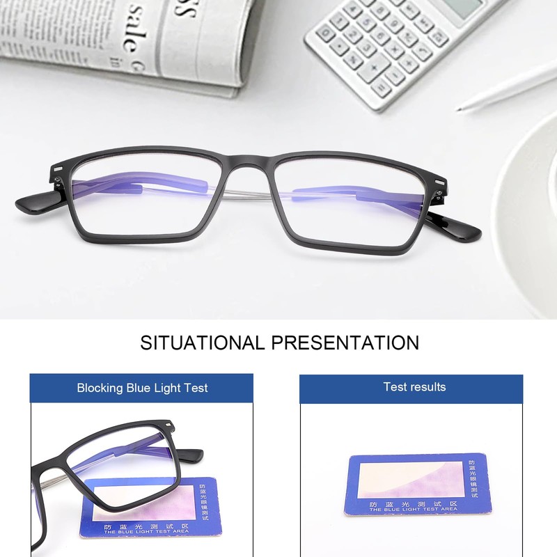 YIMI Photochromic Blue Light Blocking Glasses UV Protection Anti Eyestrain