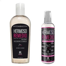 Kit Shampoo Anticaída y Crema Capilar para peinar 7 en 1 Mujeres | Crecimiento, Desenredado, Reparación de Puntas Abiertas